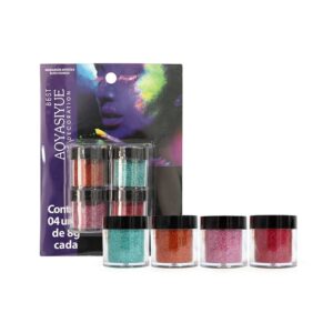 Set de Polvos Glitter AOYASIYUE Para Rostro