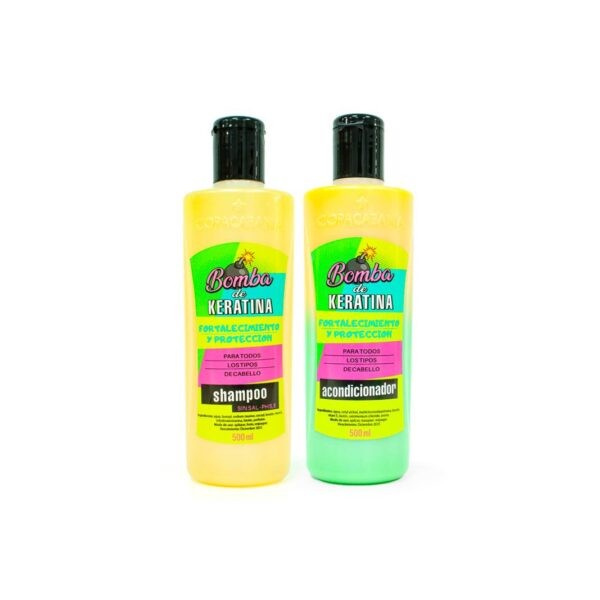 Shampoo Y Acondicionador Bomba de Keratina