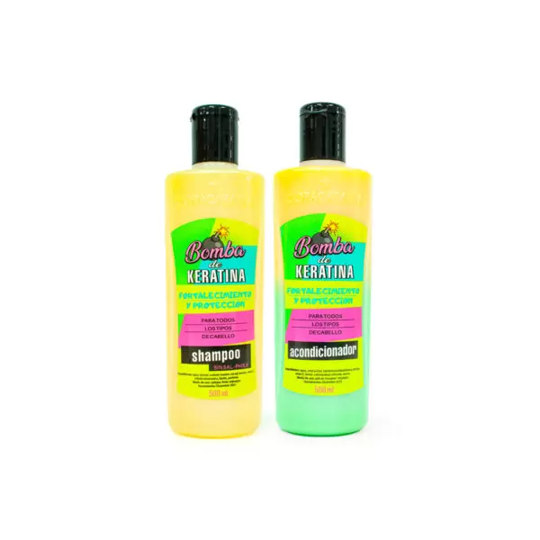 Shampoo Y Acondicionador Bomba de Keratina