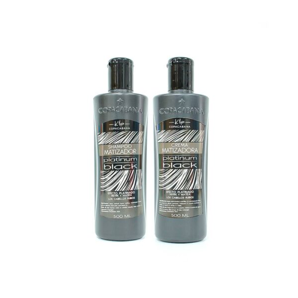 Shampoo Y Crema Matizadora Black Copacabana