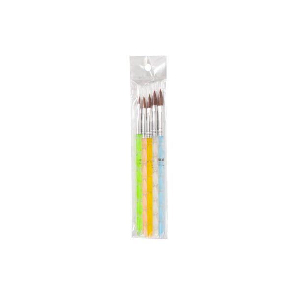 Set de 5 Pinceles Para Uñas Acrílicas