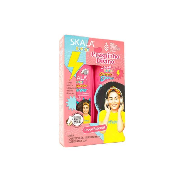 Pack Shampoo Acondicionador Skala Expert Crespinhos Divinos