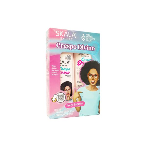 Pack Shampoo Acondicionador Skala Expert Crespo Divino