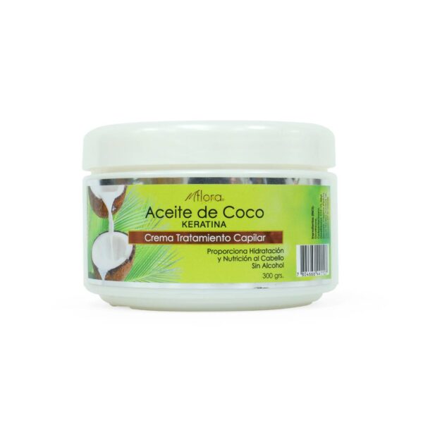 Crema Tratamiento Capilar Aceite de Coco Mflora