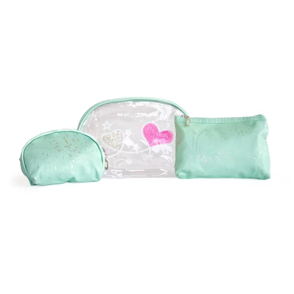 Cosmetiquero 3pcs Diseño Corazón