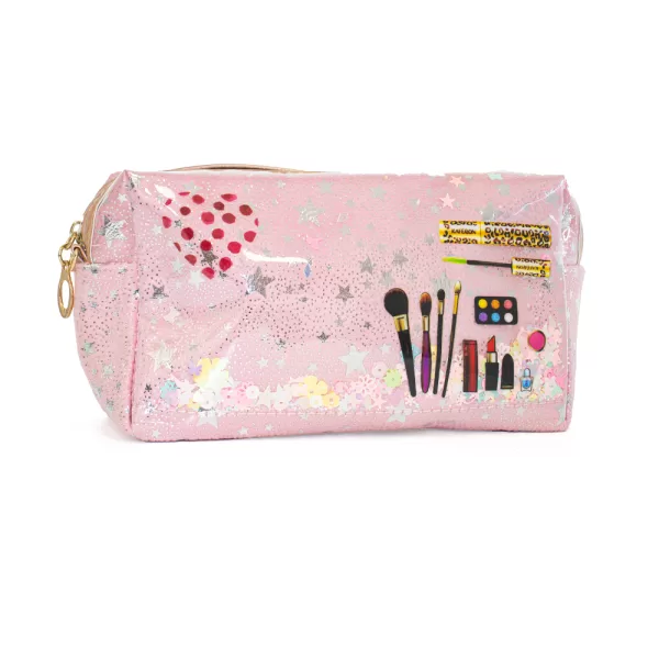 Cosmetiqueto Redondo Con Brillo