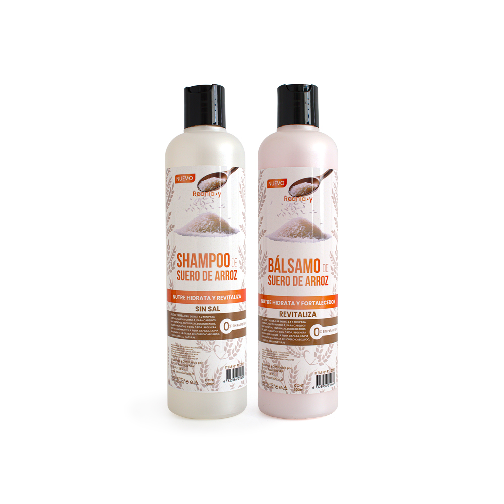 Shampoo y Acondicionador de Arroz