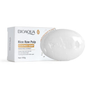 Jabón de Limpieza Facial Bioaqua Con Extracto de Arroz