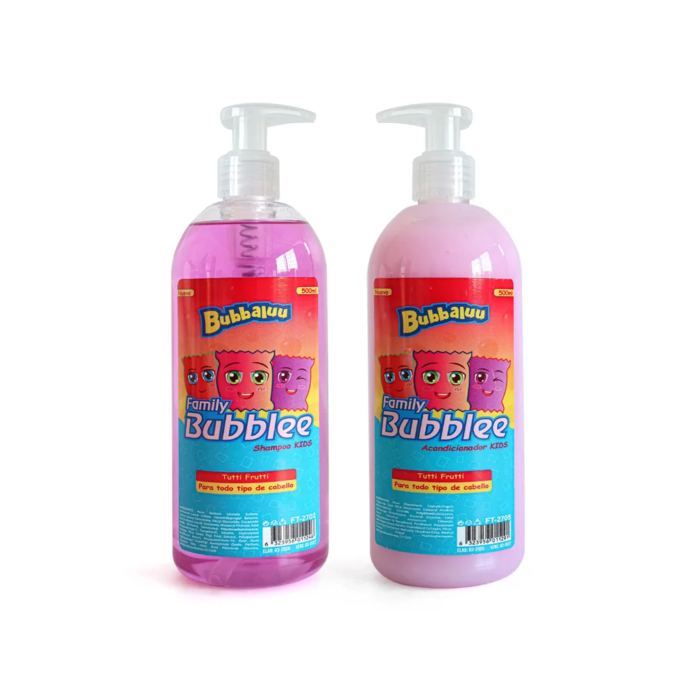 Shampoo y Acondicionador Bubblee Kids Tutti Frutti