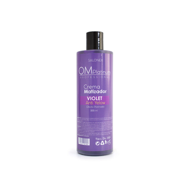 Shampoo Y Crema Matizadora Violeta OM Platinum - Imagen 3