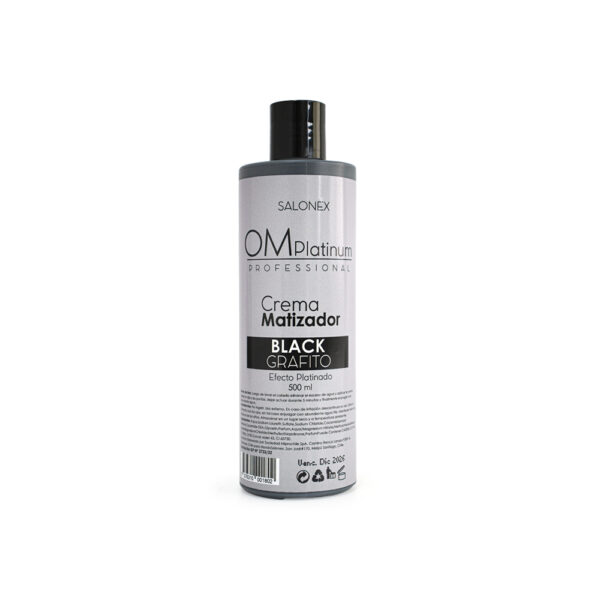 Shampoo Y Crema Matizadora Black OM Platinum - Imagen 3